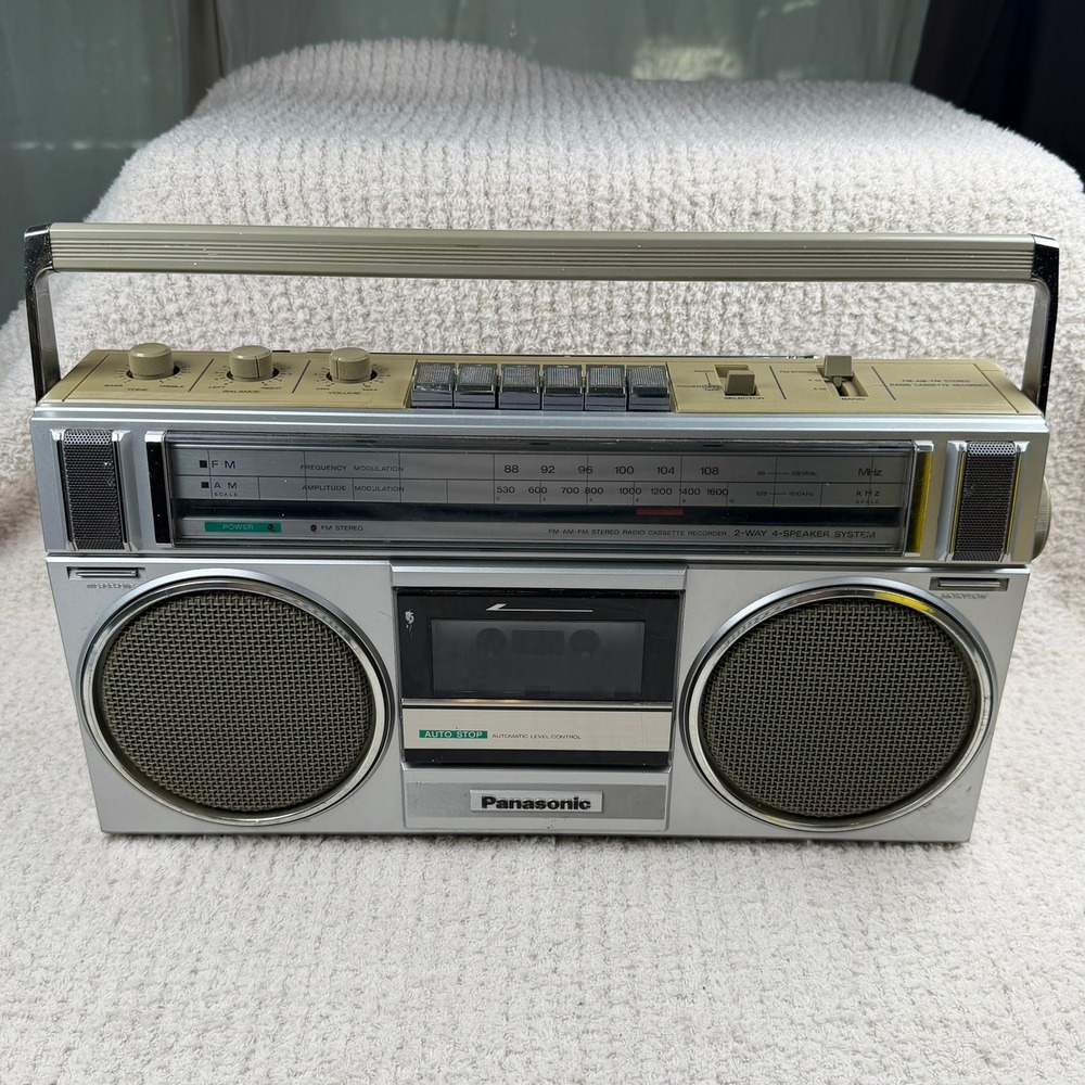 Panasonic RX-4955 Vintage Boombox FM AM Stereo Radio Cassette *Only Radio Works*